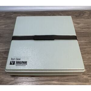 Vintage 1986 Valpar International Corporation Tool Case With Mold And Foam- EUC